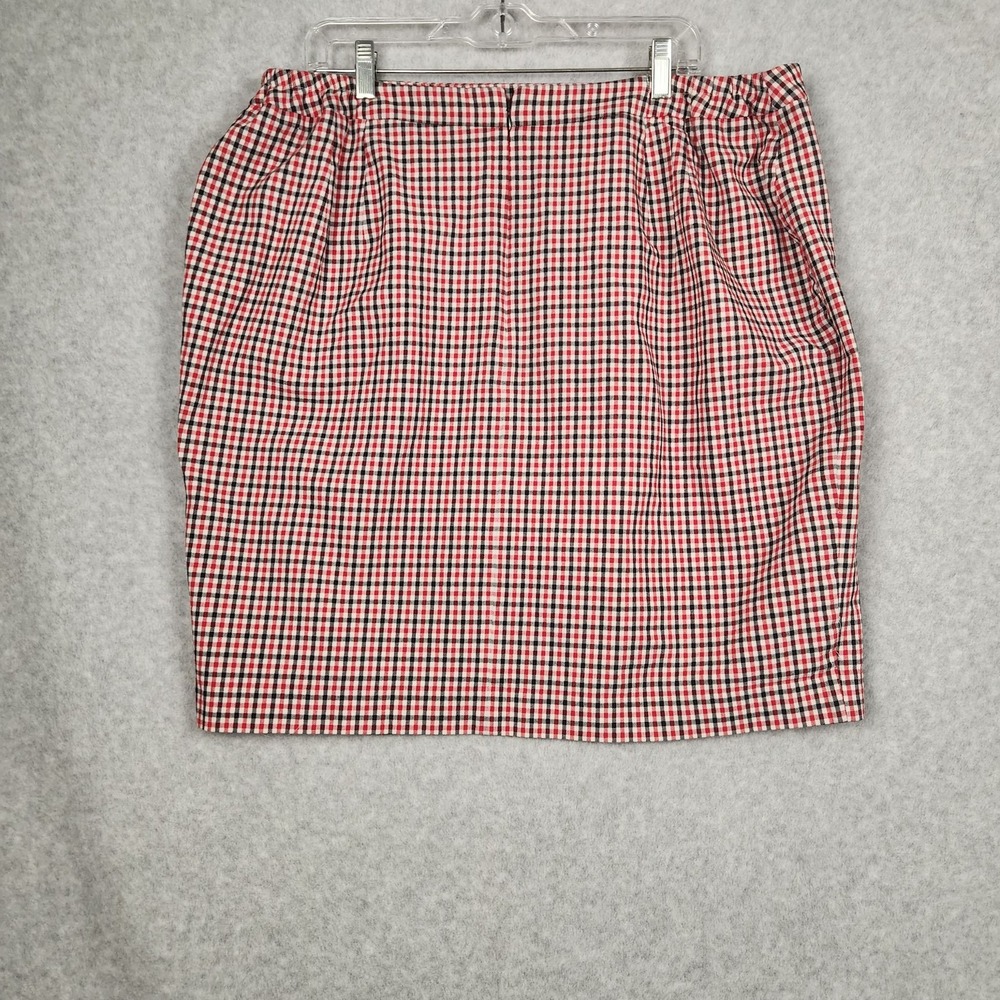 Talbots Skirt Womens 18WP Plus Petite‎ Plaid Stretch Career Classic Work Wear - Picture 4 of 12
